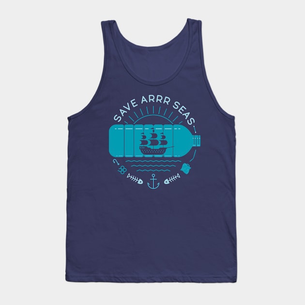 Save Arrr Seas Tank Top by Thepapercrane